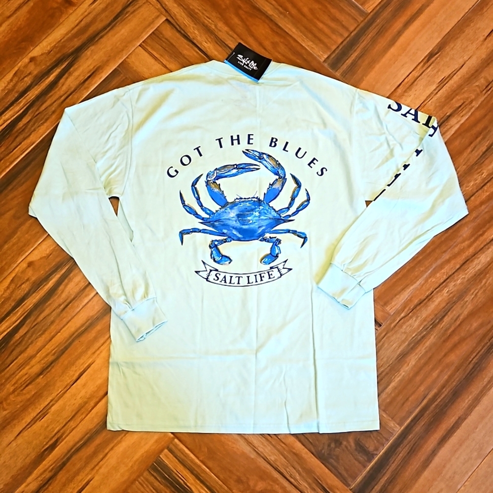 NWT Salt Life Mens Pocket Tee